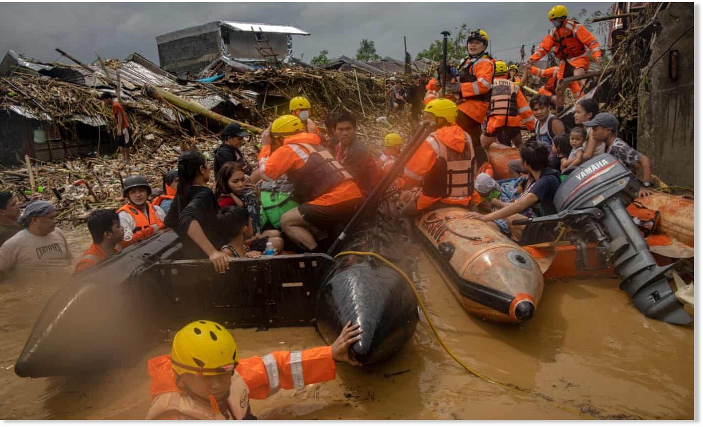 Typhoonravaged northeast Philippines pummeled by new storm Dozens