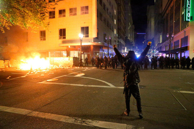 Click to enlarge portland riots antifa protests peaceful
