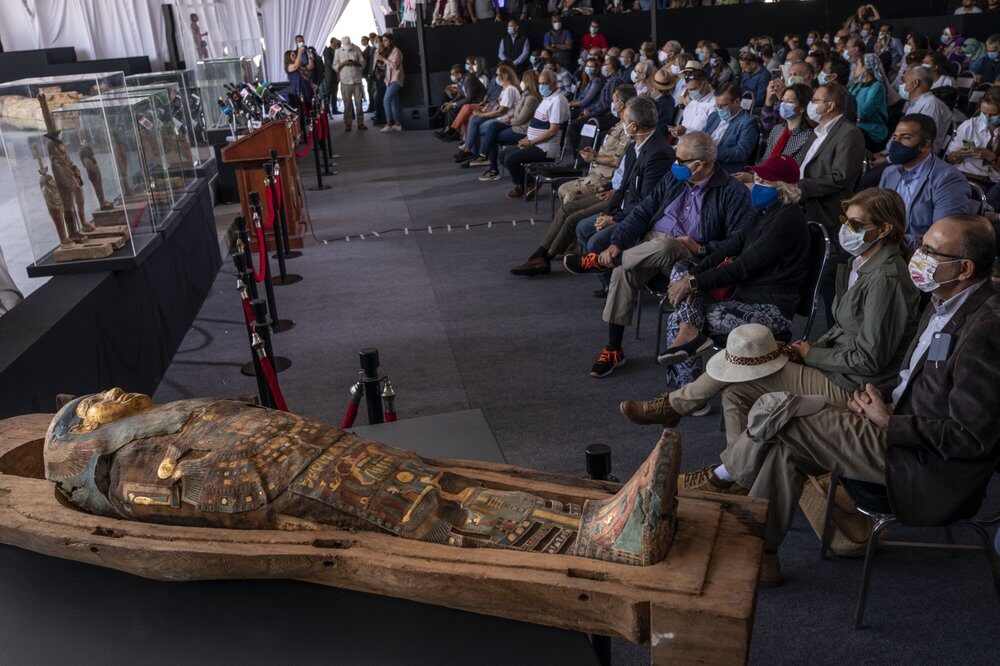 Click to enlarge sarcophagi
