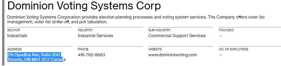 Dominion voting corp