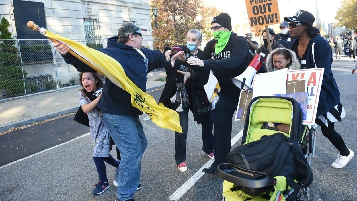 Click to enlarge BLM attack family washington rally