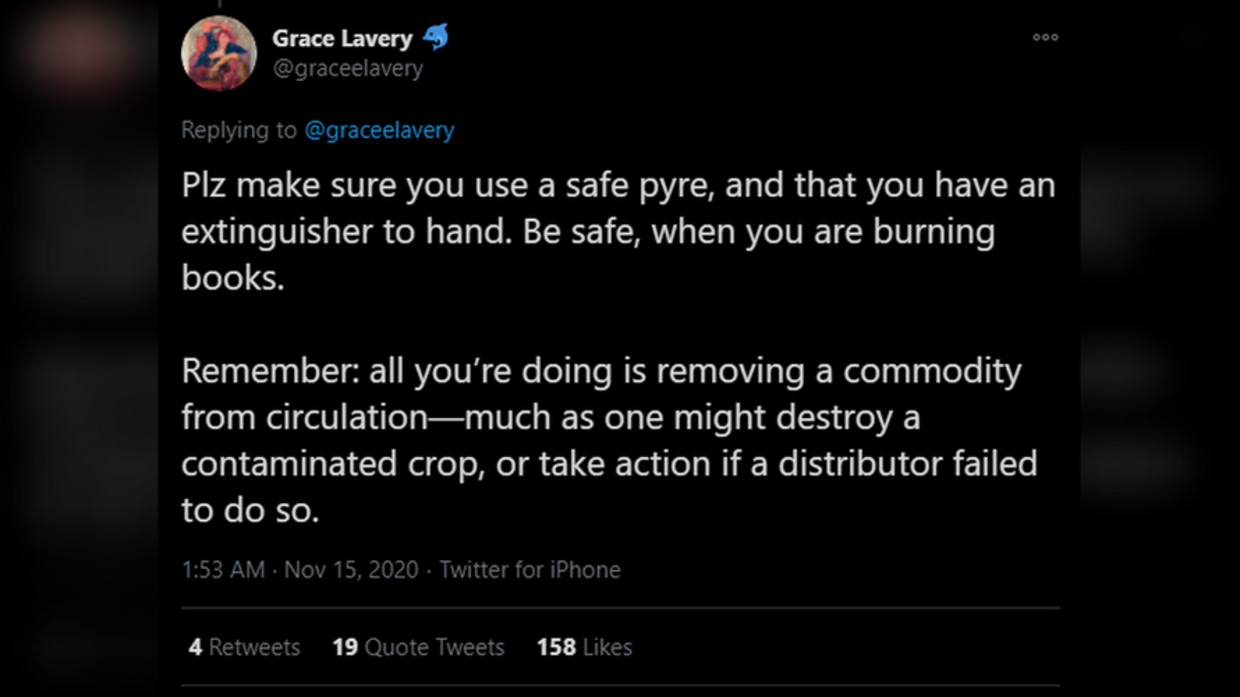 Click to enlarge grace lavery tweet