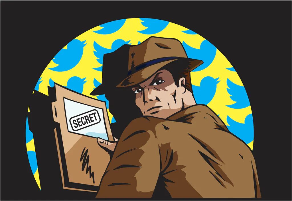 twitter secret police