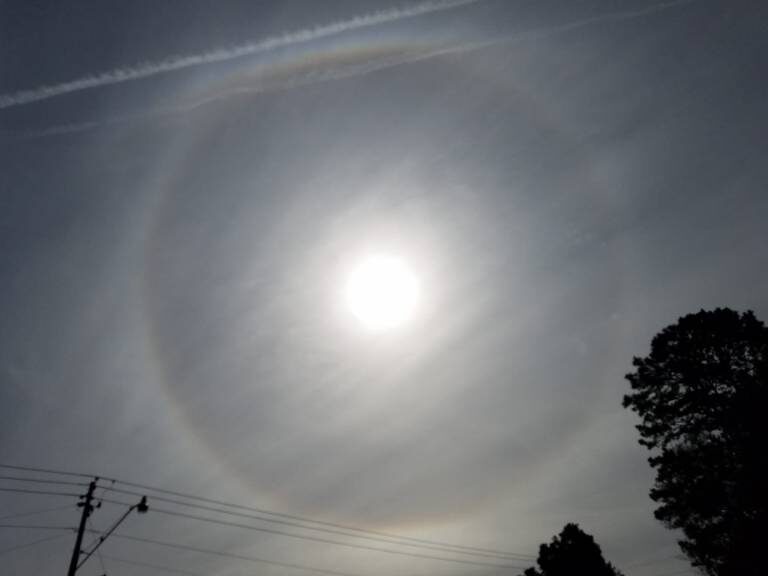 Sun halo Alabama
