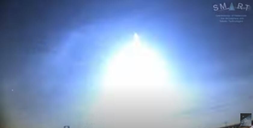 Bolide over southern Spain
