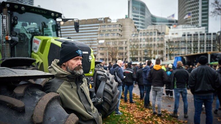 farmer protest amsterdam