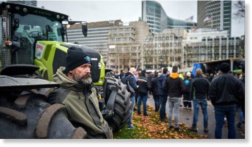 Click to enlarge farmer protest amsterdam