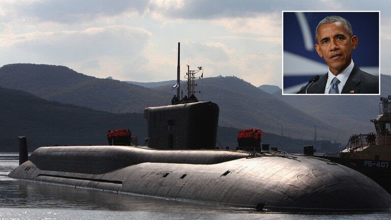Click to enlarge obama and a sub
