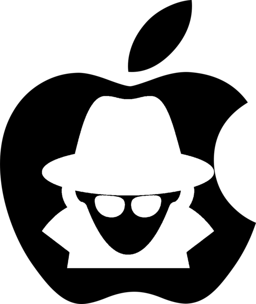 Click to enlarge apple logo spying