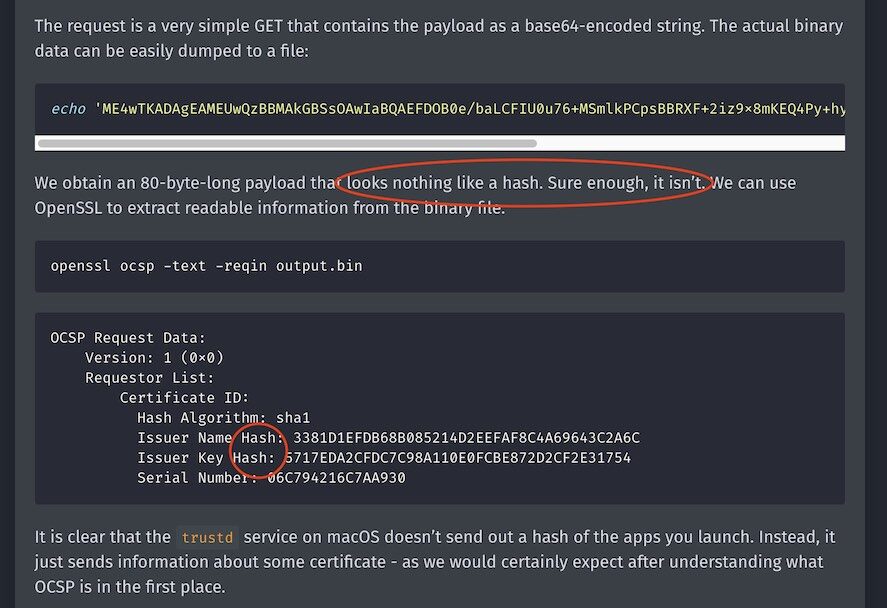 Click to enlarge jacopo mac os tracking hash log screenshot