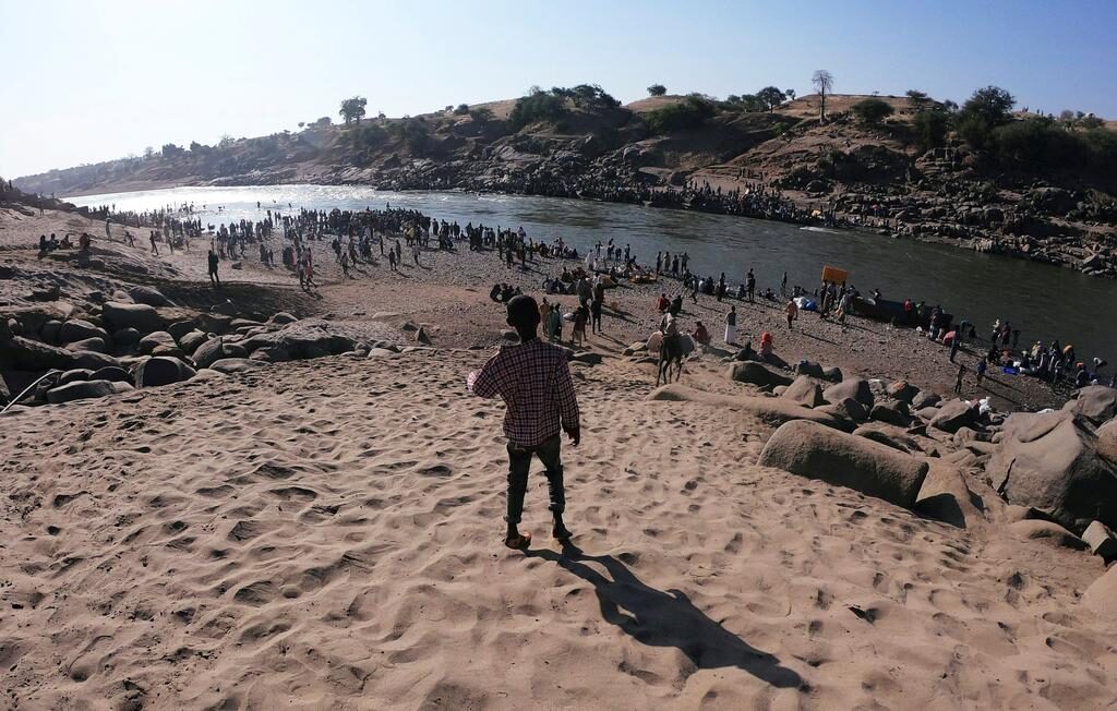 Sudan-Ethiopia border in Hamdait