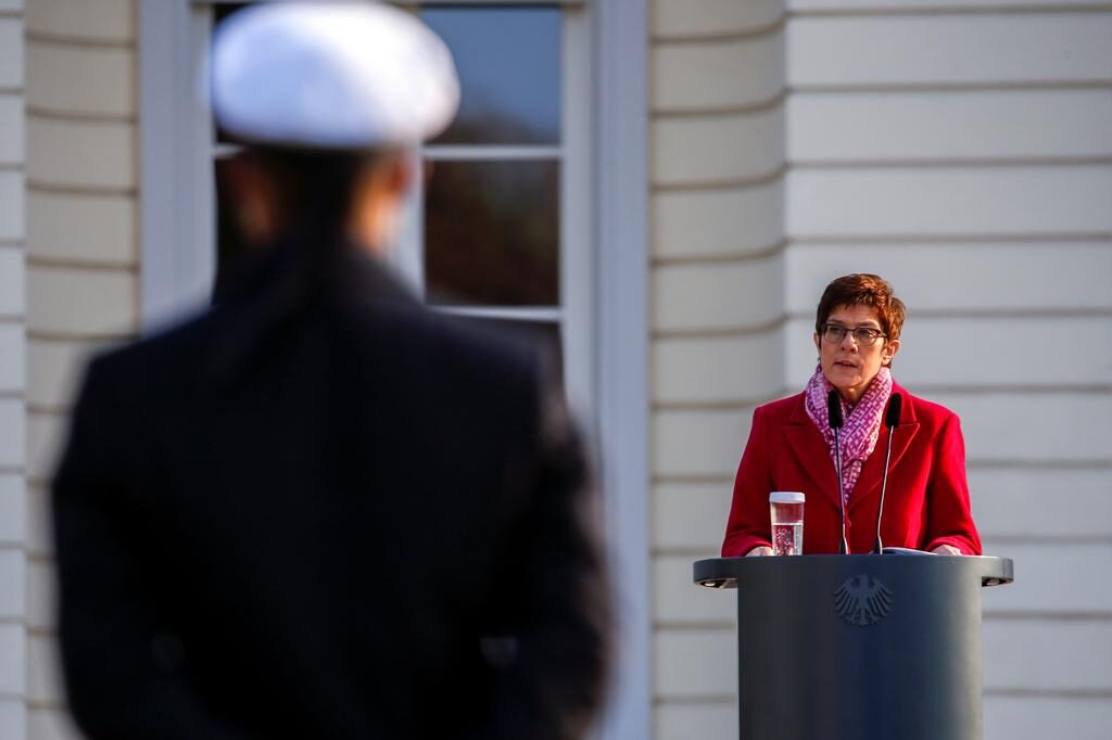 German Defence Minister Annegret Kramp-Karrenbauer