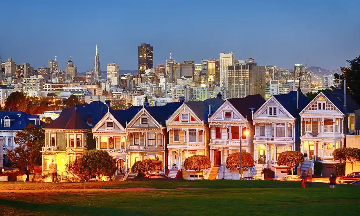 san francisco houses skyline