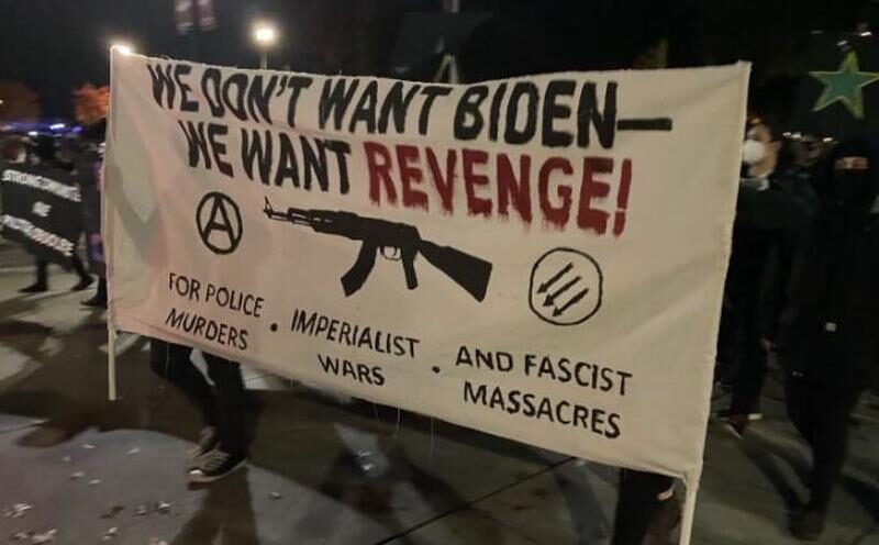 we don't want biden we want revenge