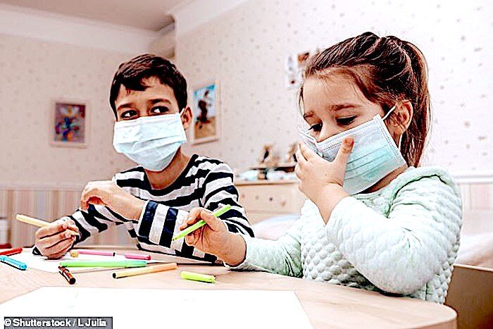 2 kids masks