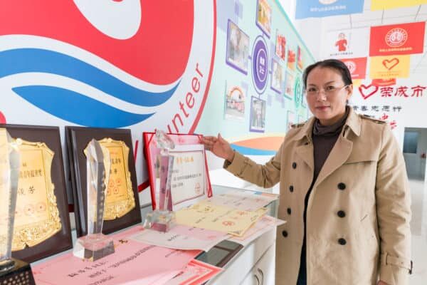Click to enlarge Ju Junfang, vice director of the social credit system