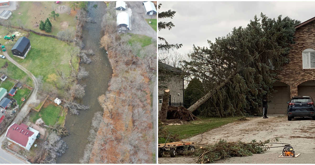 Ontario storm damage