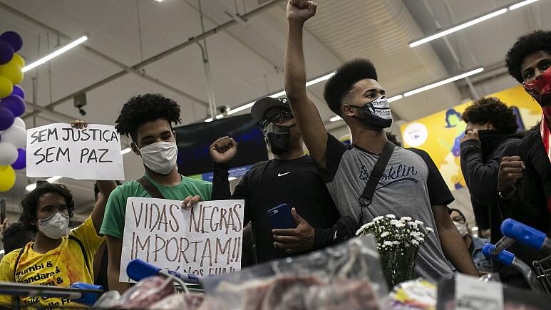 brazil riots carrefour BLM