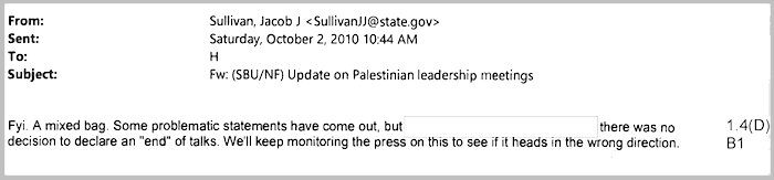 Click to enlarge email to Clinton