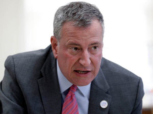 Click to enlarge Bill de Blasio