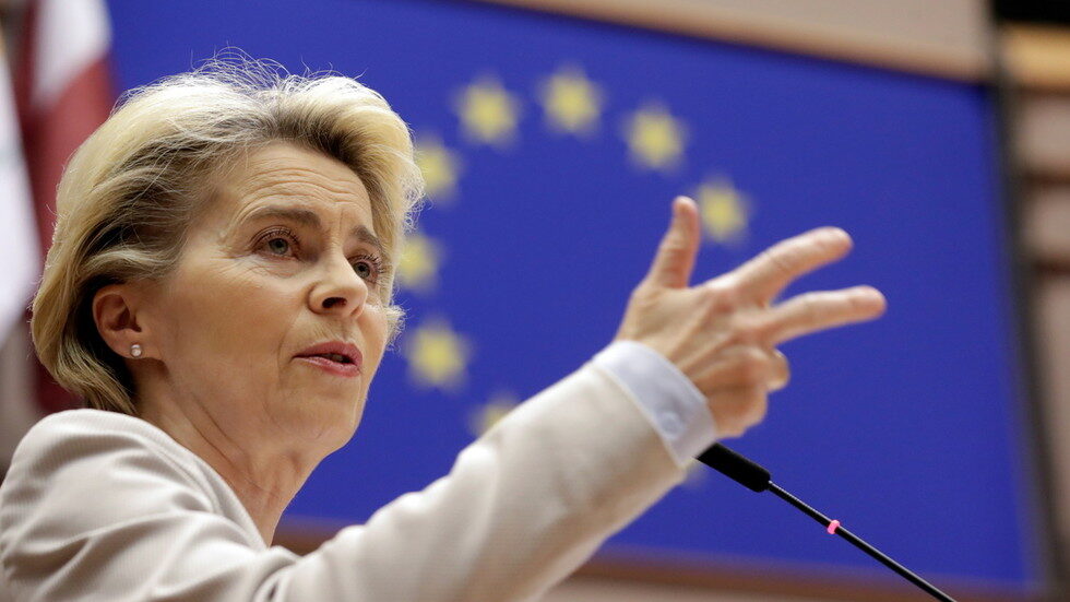 Click to enlarge European Commission President Ursula Von Der Leyen