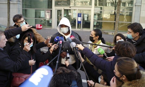 michel beaten paris police