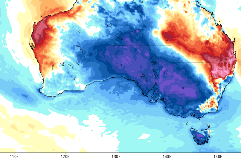 GFS 2m Temp Anomalies (C) for Dec 2.