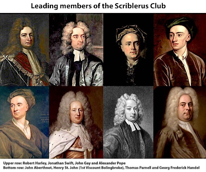 Leading members Scriblerus Club
