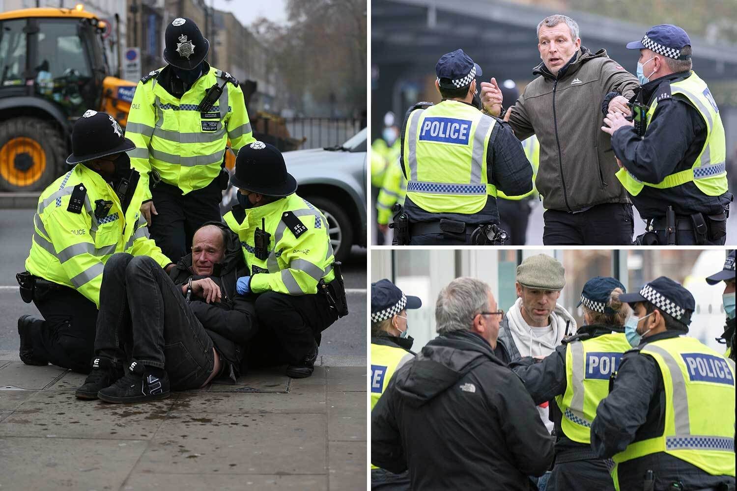 lockdown protests London