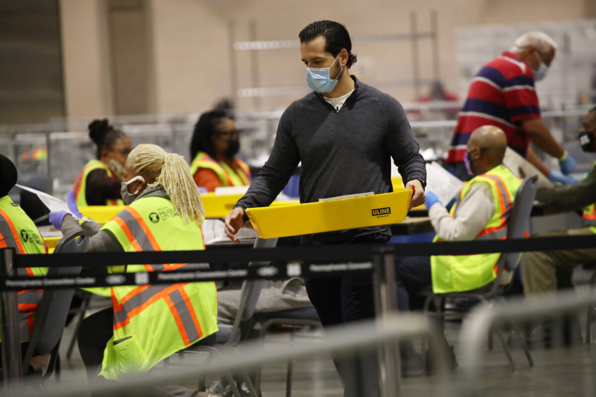 Election workers