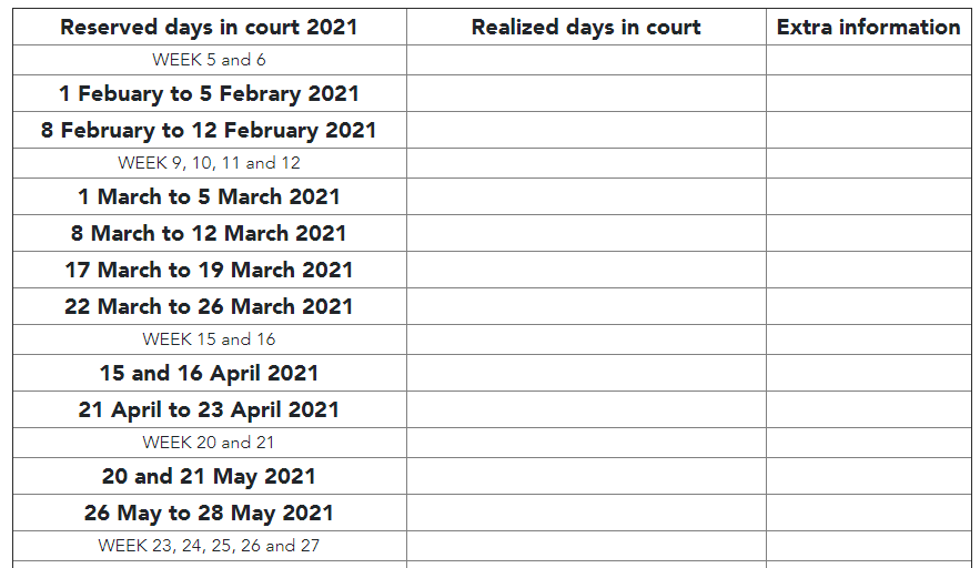 mh17 dates