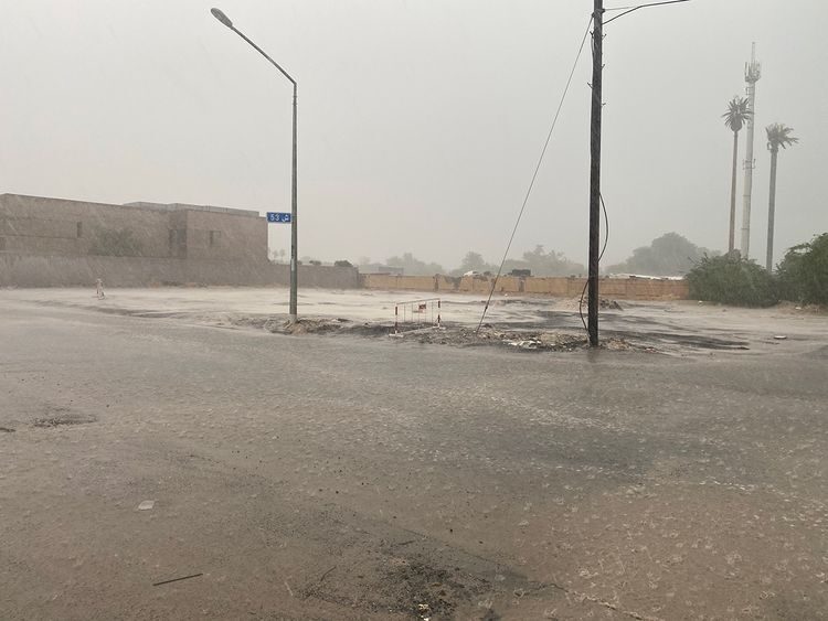Al Sabriya, an area located in the North of Kuwait, witnessed the highest amount of rainfall, recording around 134 millimeters.