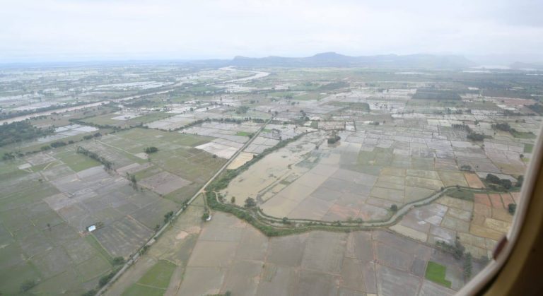 Floods in Andhra Pradesh, India, November 2020.