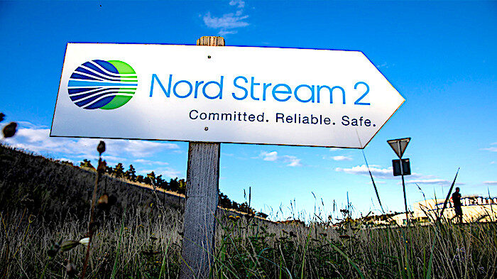 Nord Stream 2 sign