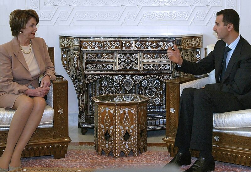 pelosi assad syria 2007 visit