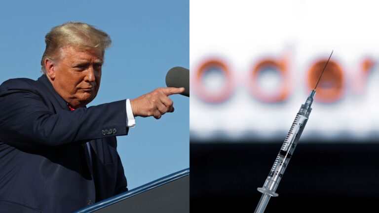 Click to enlarge trump vaccine