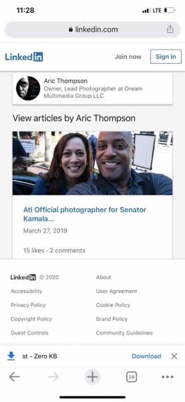 Click to enlarge thompson kamala harris dominion