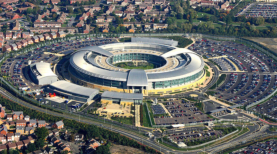 Click to enlarge GCHQ building