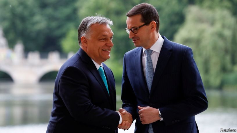 Hungary’s Viktor Orban and Poland’s Mateusz Morawiecki