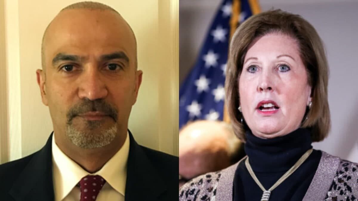 Click to enlarge Sidney Powell and Navid Keshavarz-Nia