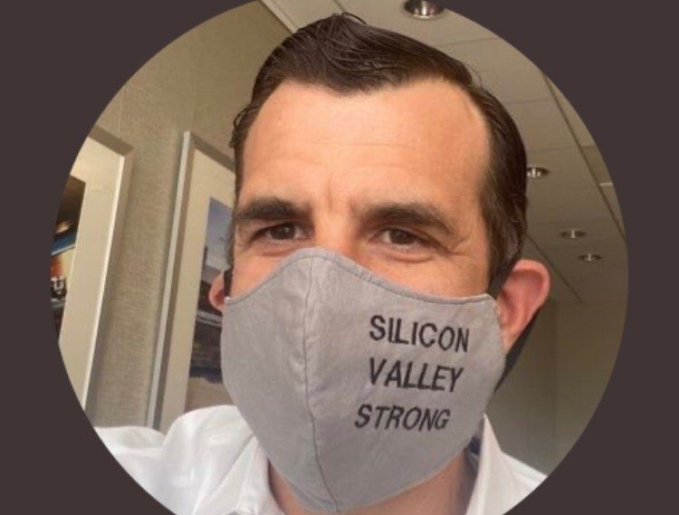 Click to enlarge San Jose Mayor Sam Liccardo