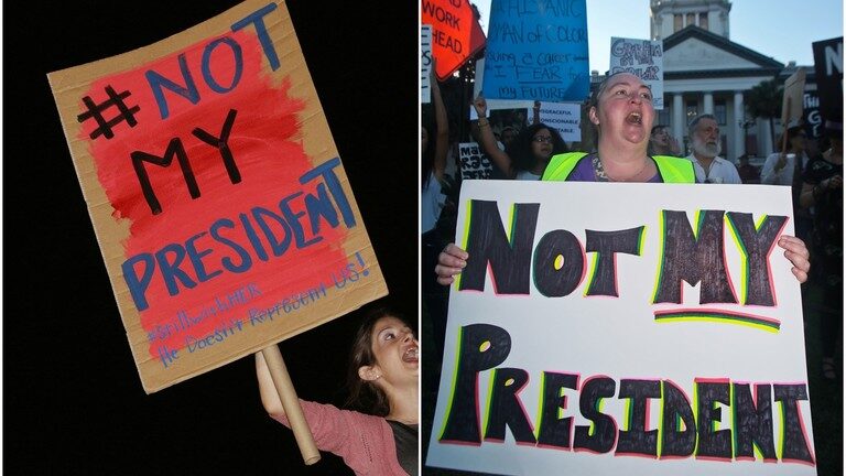 Click to enlarge trump protest