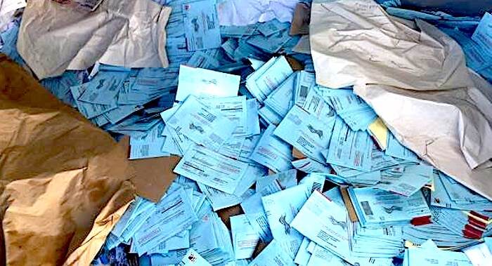 dumpster ballots