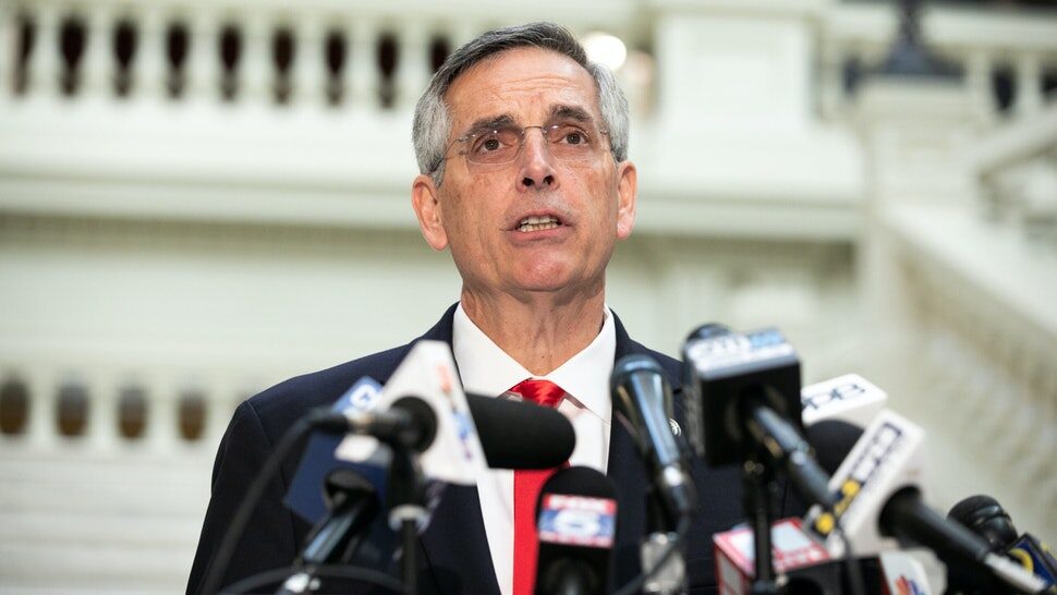 Click to enlarge Georgia Secretary of State Brad Raffensperger