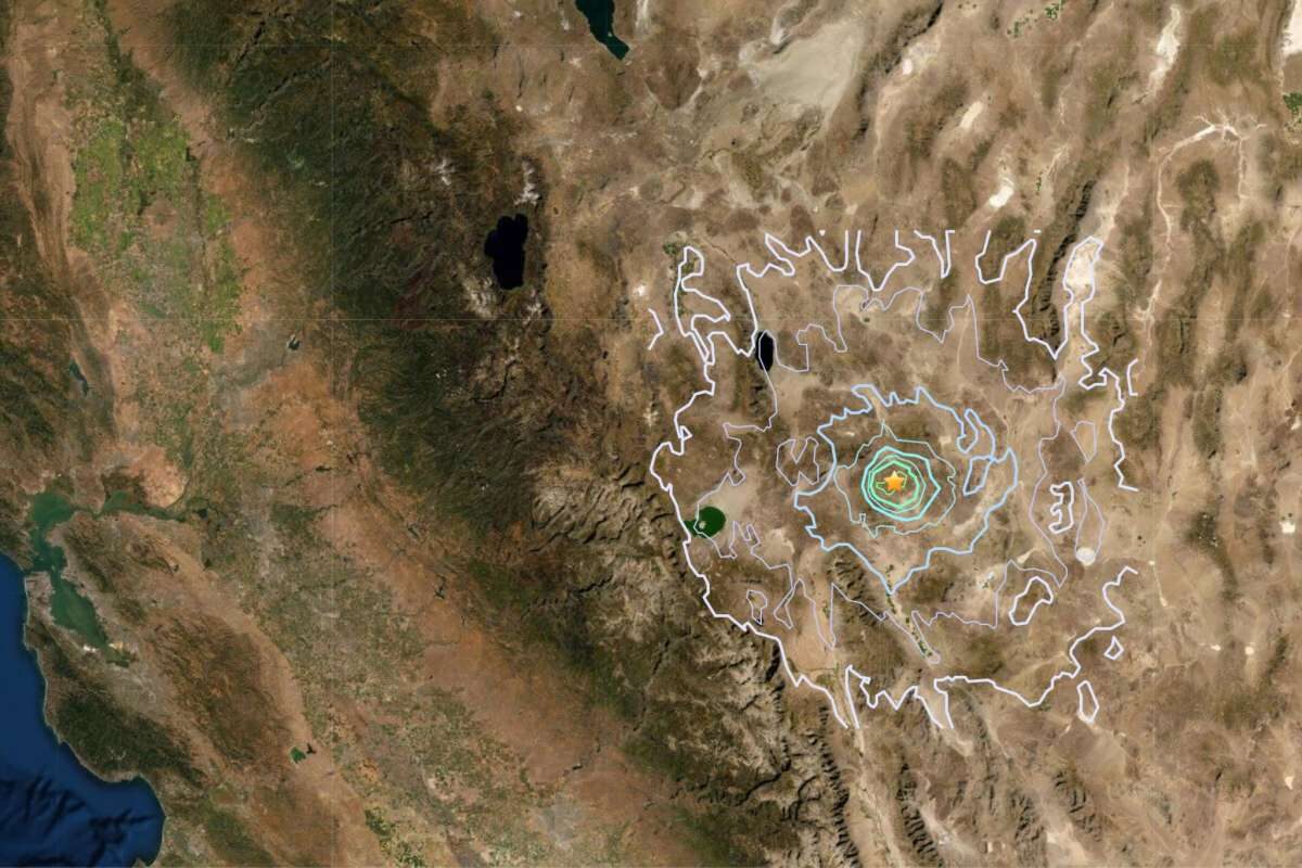 Click to enlarge Mina quake map