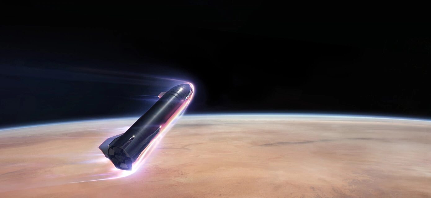 SpaceX mars landing unmanned