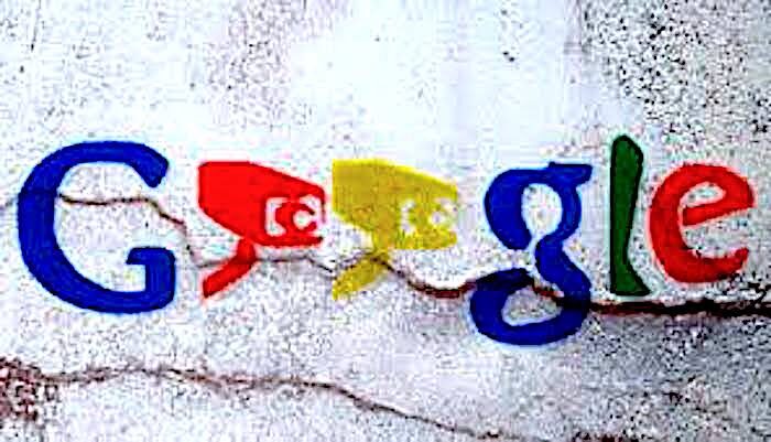 Google surveillance graffiti