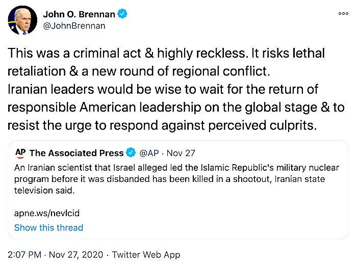 Click to enlarge Brennan tweet