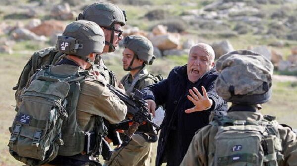 Palestinian demonstrator