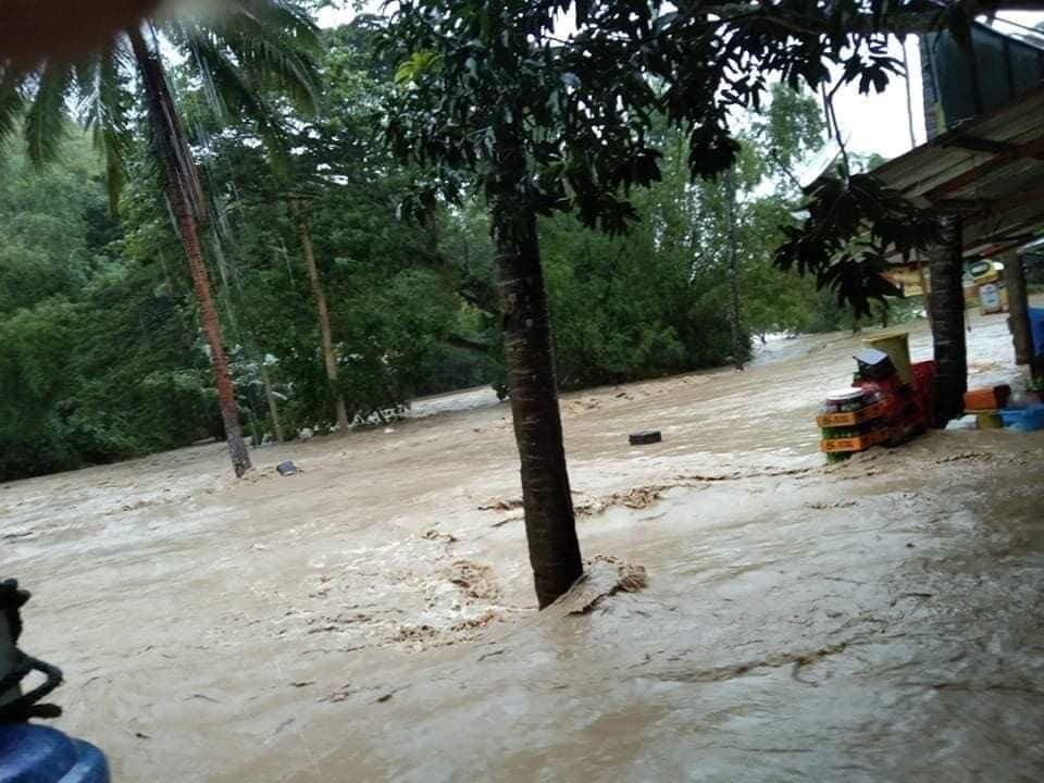 Residents in several barangays in Tuburan town, northwestern Cebu asked for help online as floodwaters there continue to rise due to incessant rains.